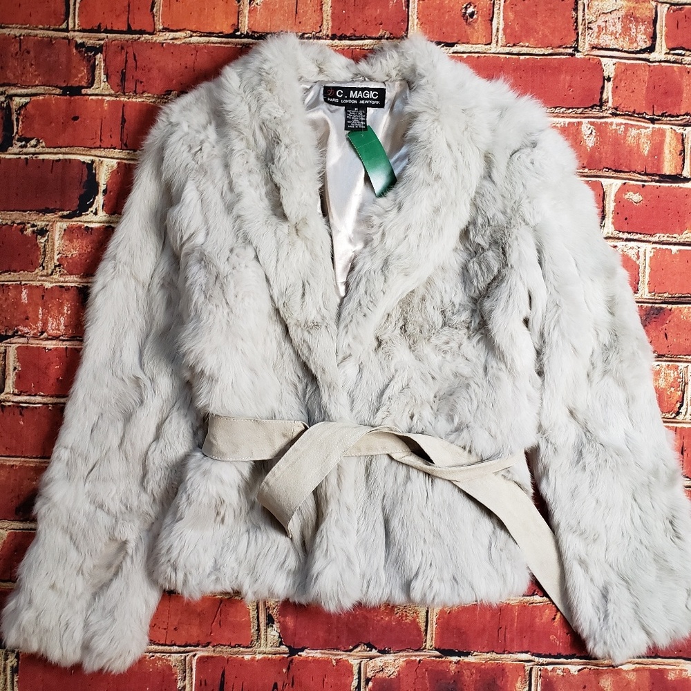 C Magic Rabbit Fur Jacket